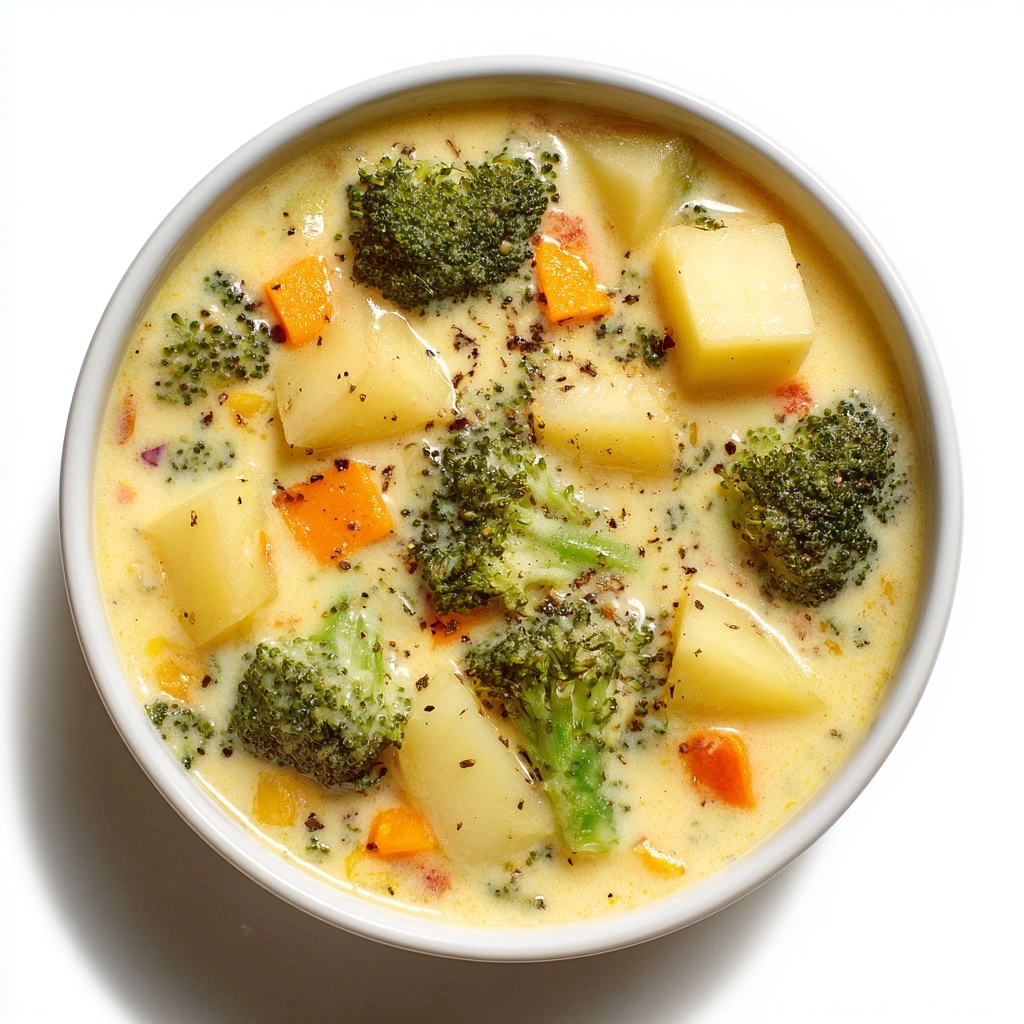 Broccoli Potato Cheese Soup Recipe - Recipe Image
