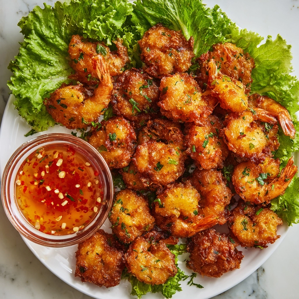 Shrimp and Sweet Potato Fritters (Bánh Tôm) Recipe - Recipe Image