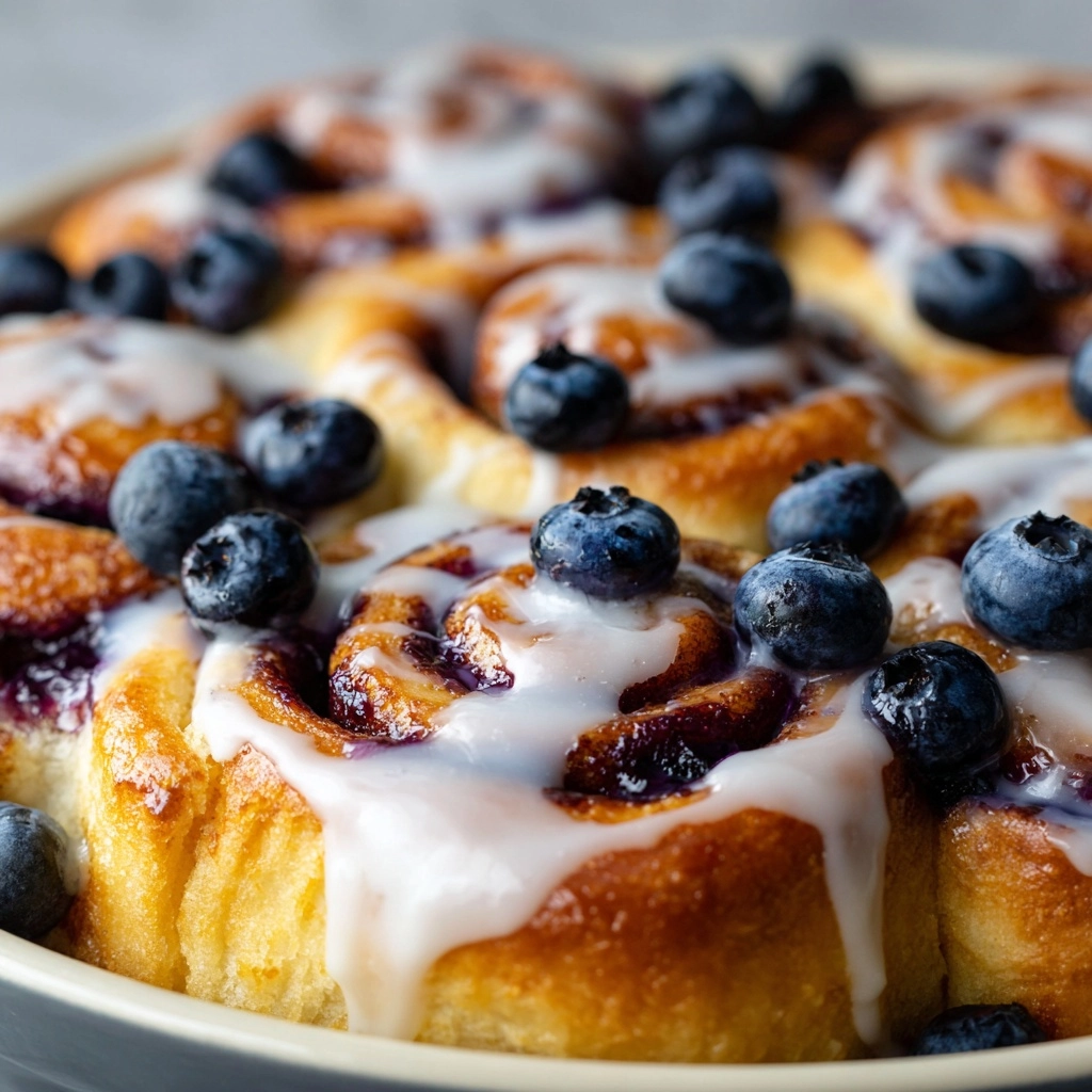 Homemade Blueberry Sweet Rolls Recipe - Recipe Image