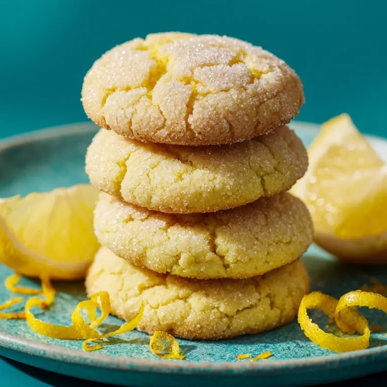 Lemon Sugar Cookies Recipe