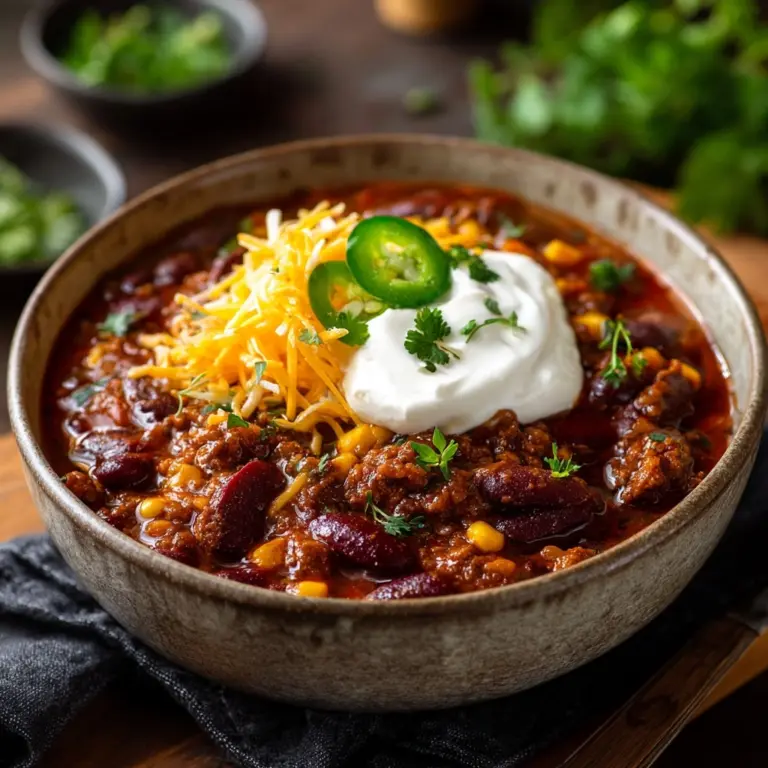 Quick & Easy Stovetop Chili Recipe
