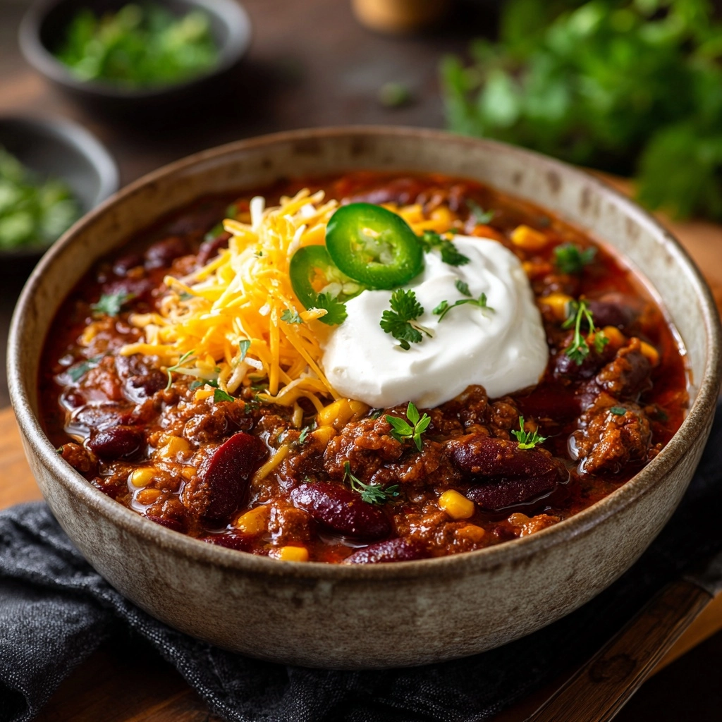 Quick & Easy Stovetop Chili Recipe - Recipe Image