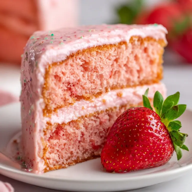 Fresh Strawberry Cake With Strawberry Buttercream Recipe