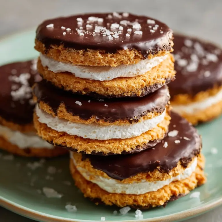 Elsa’s Chocolate Dipped Macaroons Recipe
