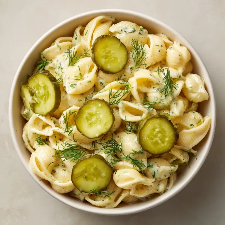 Dill Pickle Pasta Salad Recipe