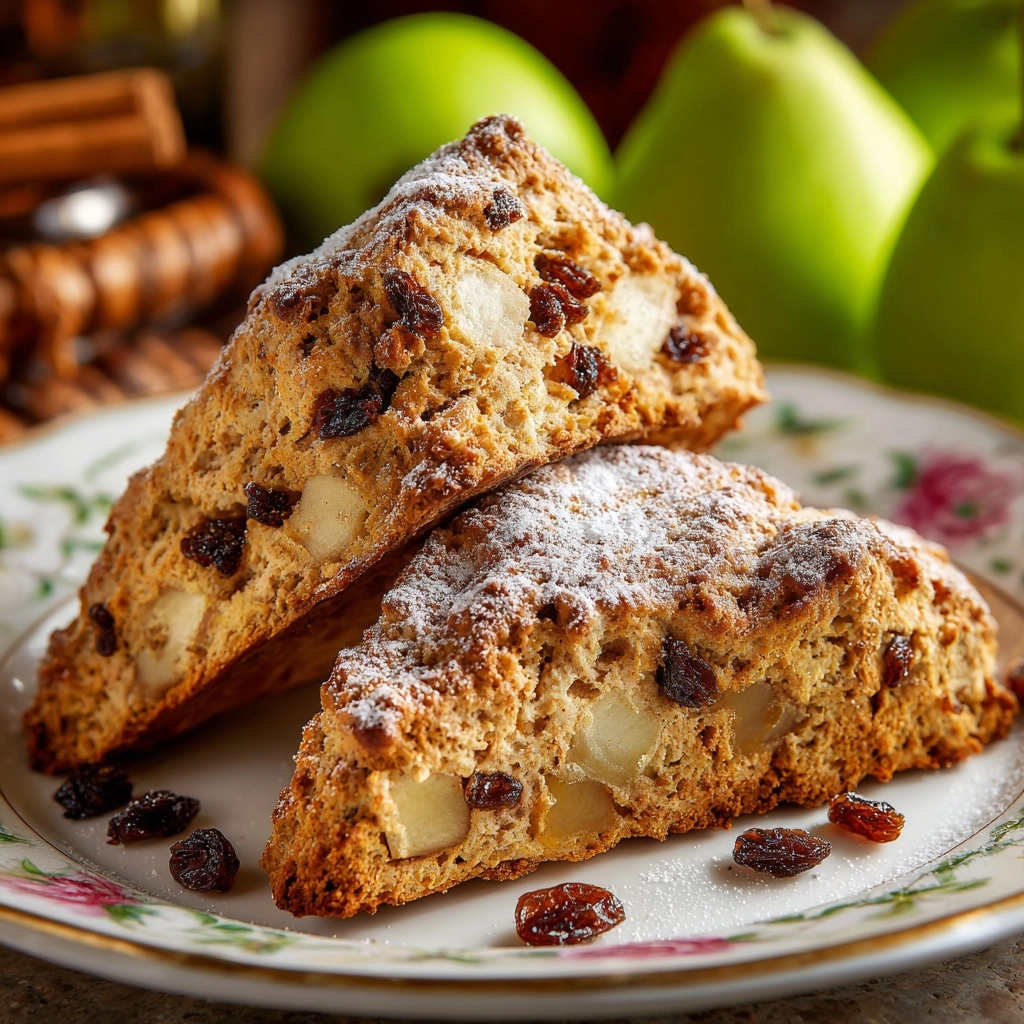 Apple Cinnamon Raisin Scones Recipe - Recipe Image