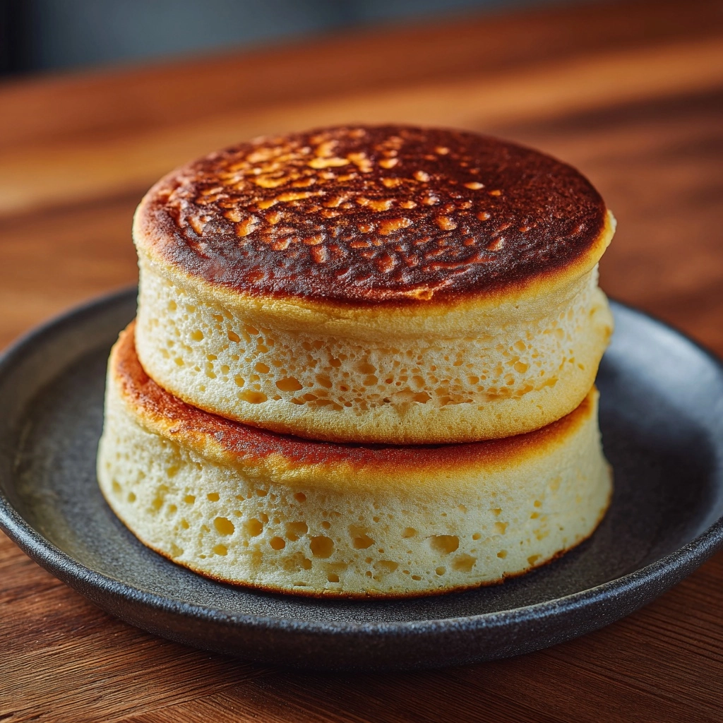 Fluffy Japanese Soufflé Pancakes Recipe - Recipe Image