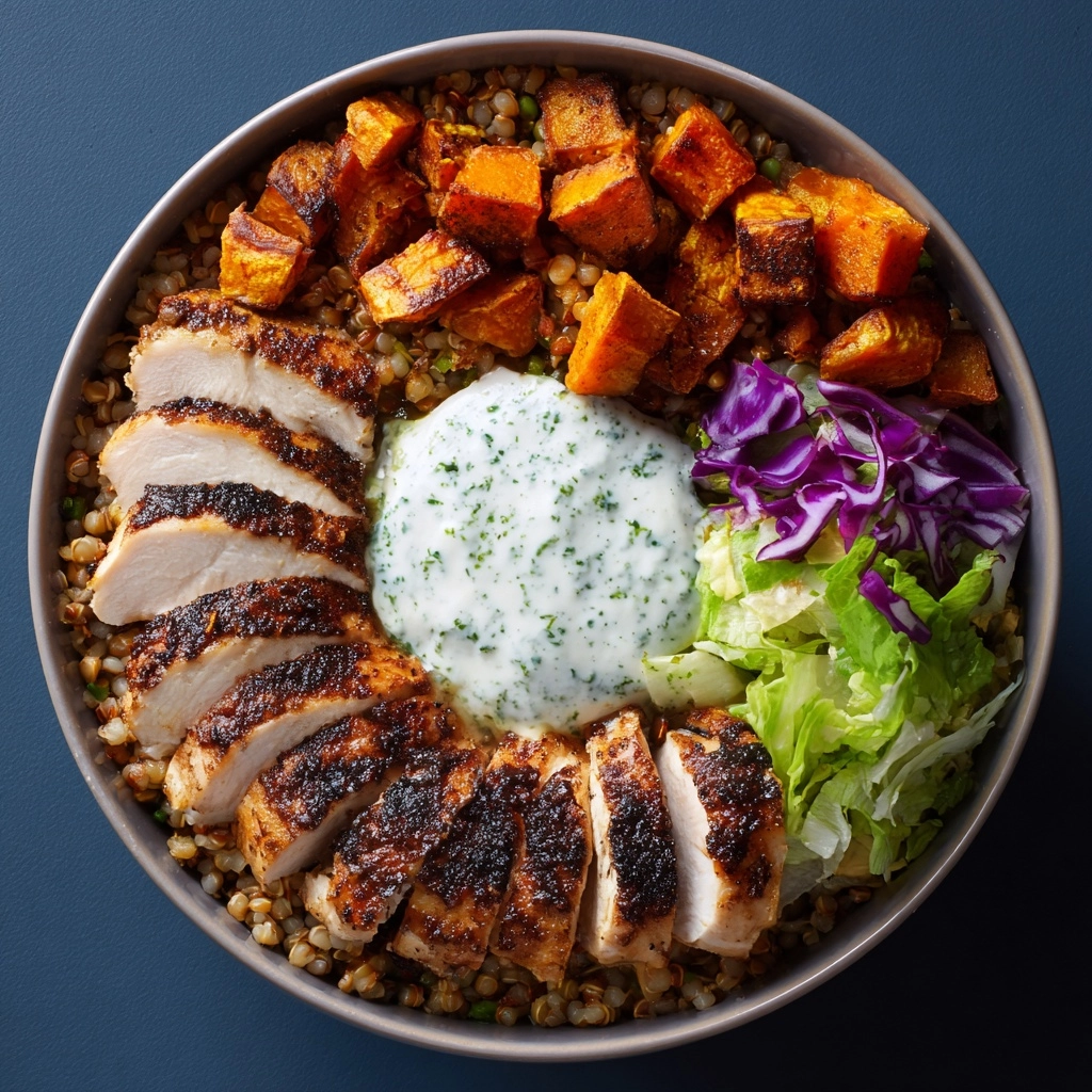 Blackened Chicken and Sweet Potato Bowls Recipe - Recipe Image