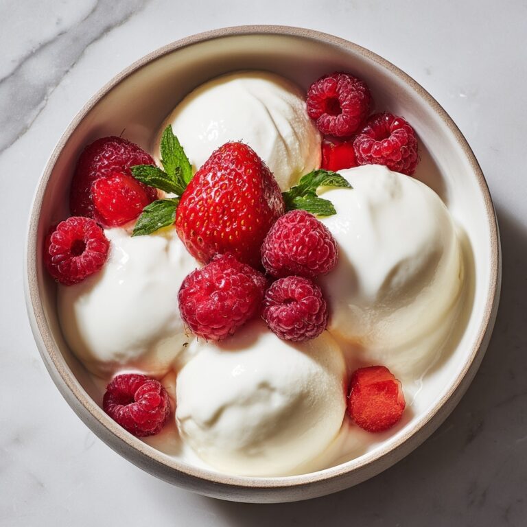 Frozen Honey Vanilla Yogurt Balls Recipe