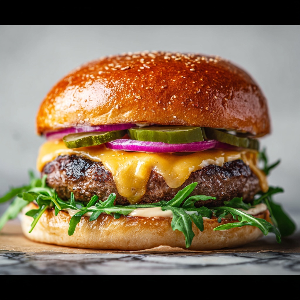 Air Fryer Hamburger Recipe - Recipe Image