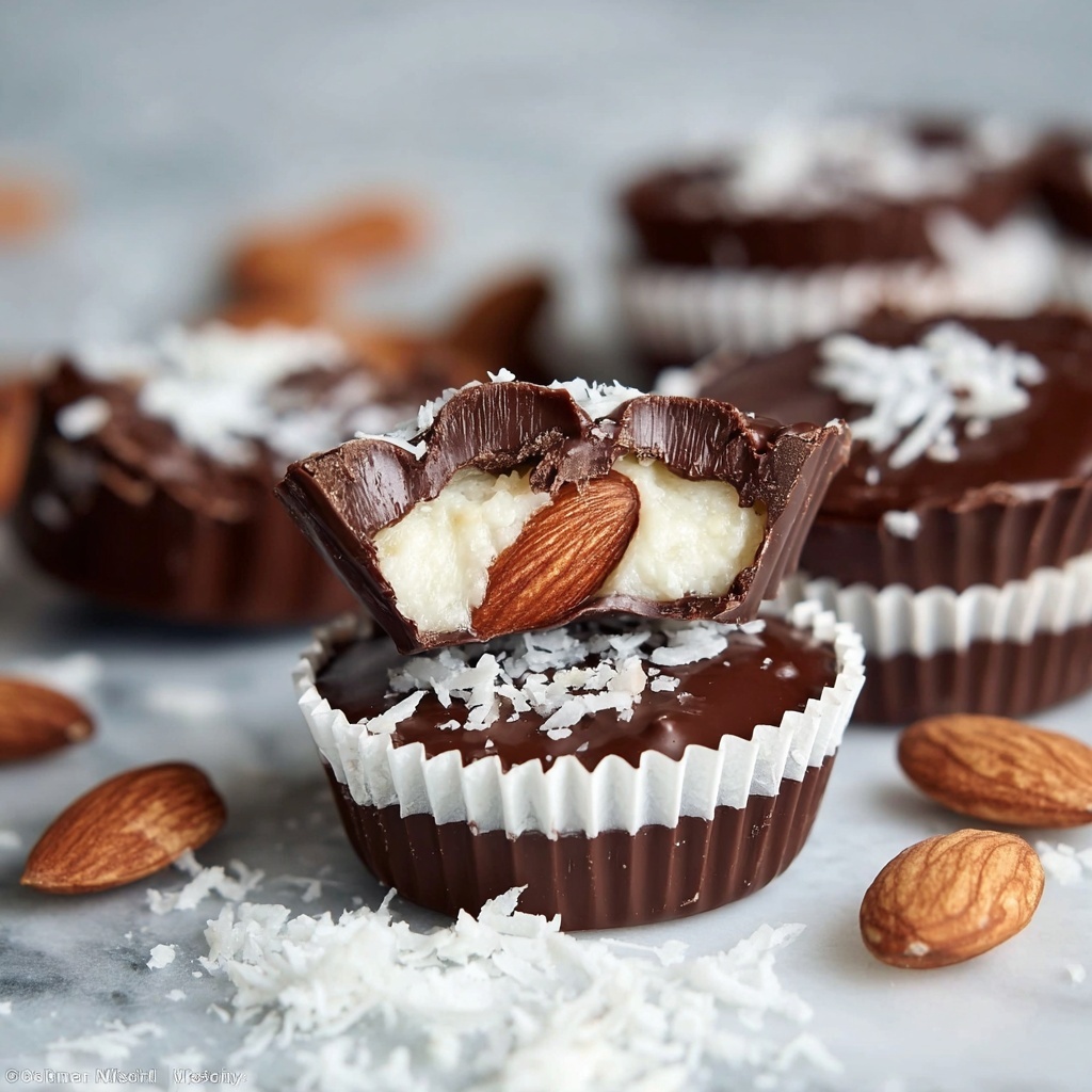 Homemade Almond Joy Recipe - Recipe Image