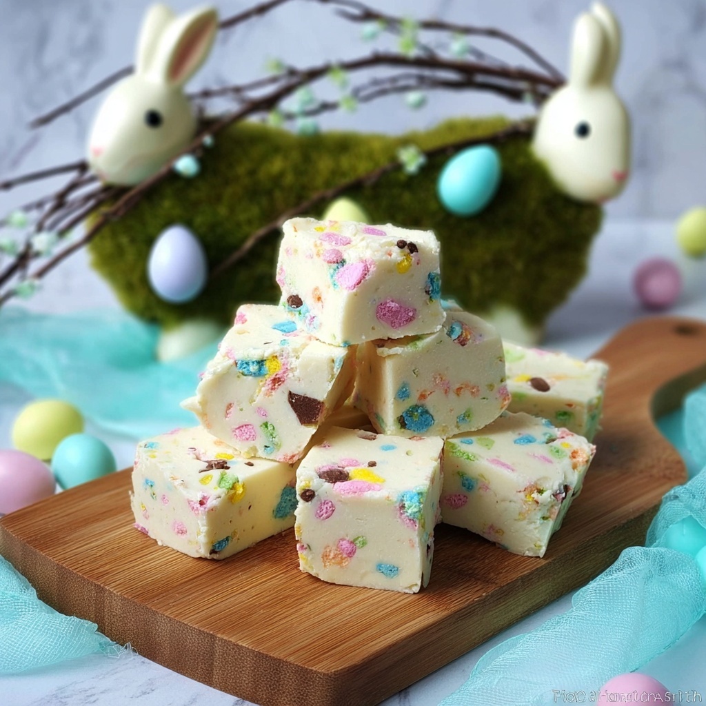 Easy Easter Fudge For Spring Recipe - Recipe Image
