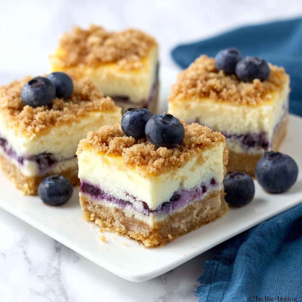 Mini Blueberry Crumble Cheesecakes Recipe - Recipe Image