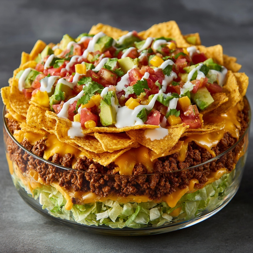 Seven-Layer Taco Salad Recipe - Recipe Image