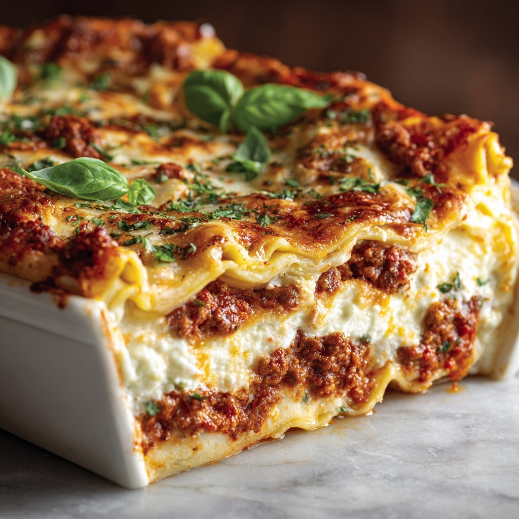 Nothing Beats a Good Lasagna After a Long Day of Work Recipe - Recipe Image