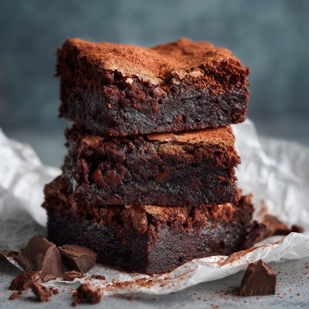 Cocoa Powder Brownies Recipe - Recipe Image
