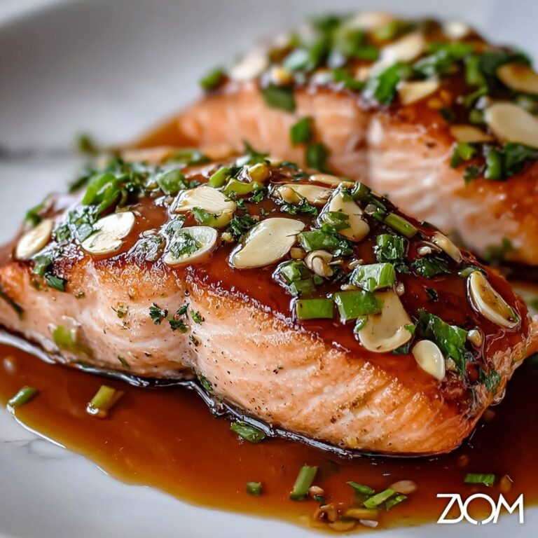 Easy Crispy Honey Garlic Glazed Salmon Recipe