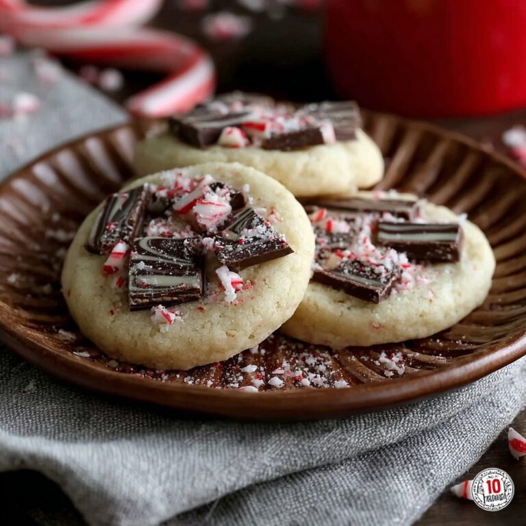 Chocolate Peppermint Bark Sugar Cookies Recipe