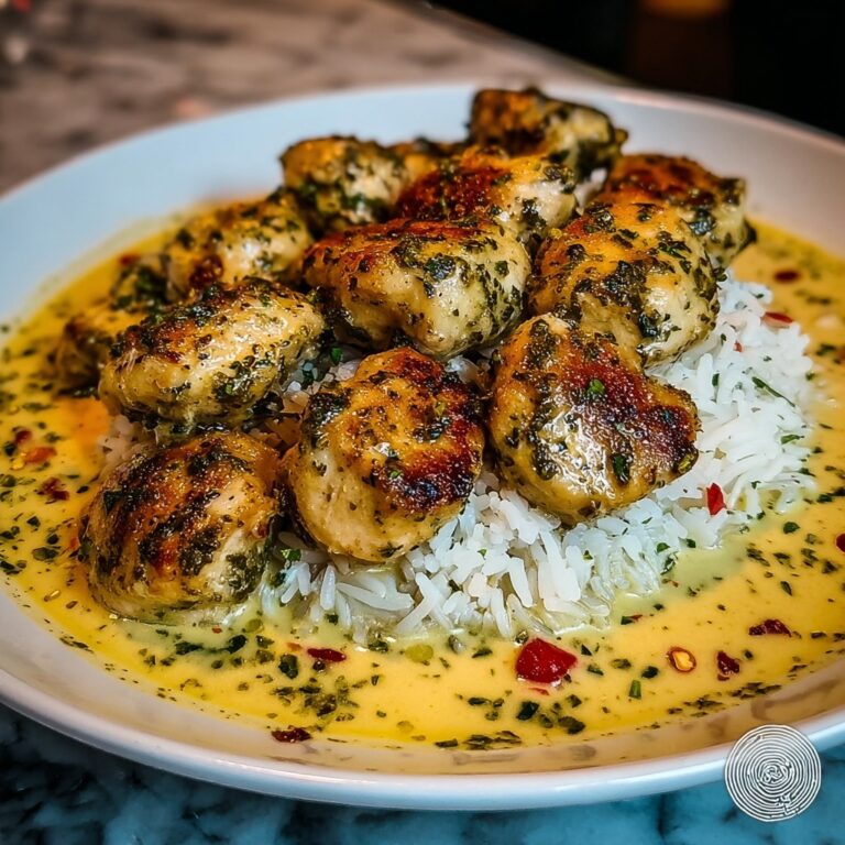 Indulgent Chicken Scampi with Creamy Garlic Parmesan Rice Recipe