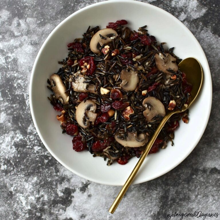 Wild Rice with Pistachios and Cherries Recipe