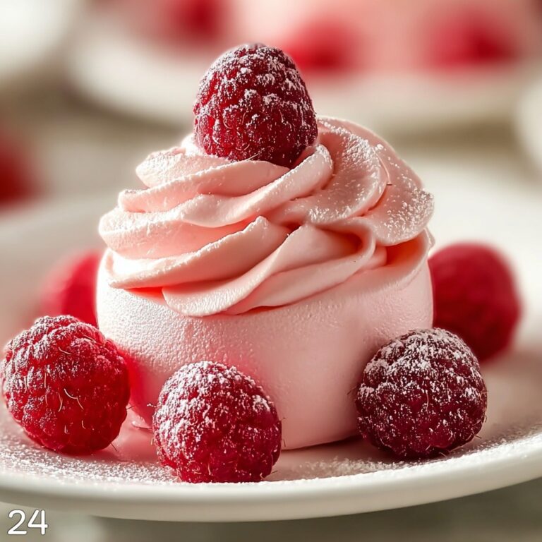 Fresh Raspberry Cloud Mousse Recipe