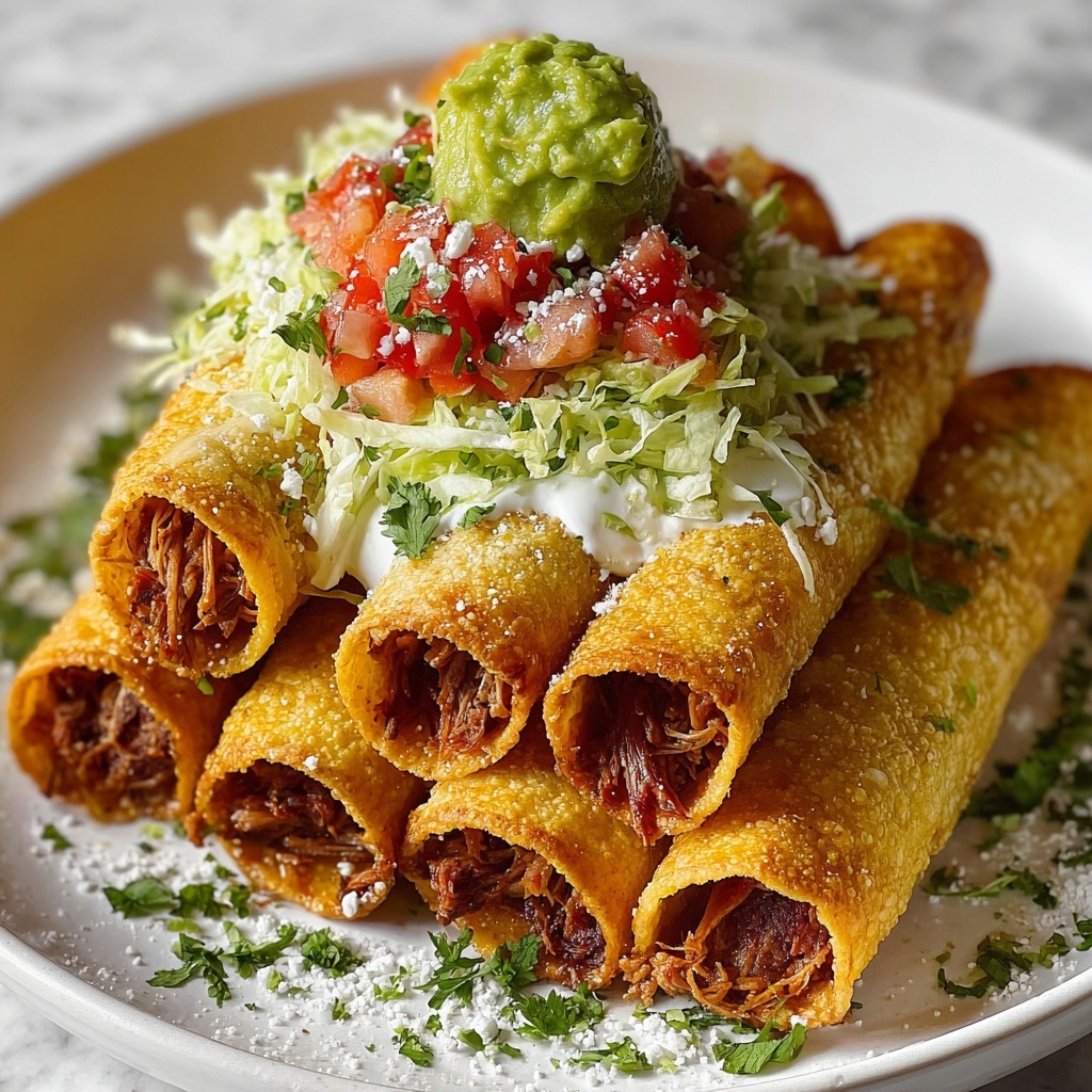 Crispy Chicken Taquitos Recipe - Recipe Image