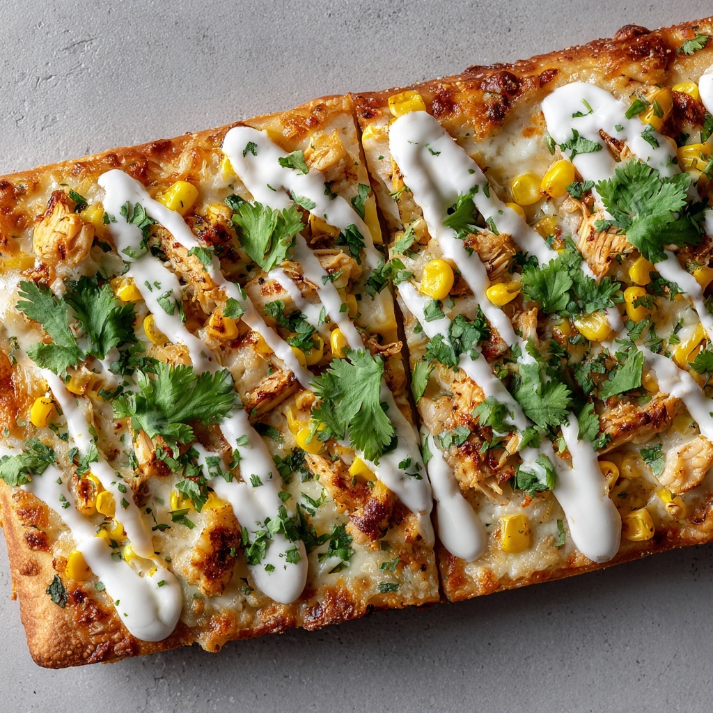 Elote-Style Flatbread: A Delicious Vegan Twist Recipe - Recipe Image