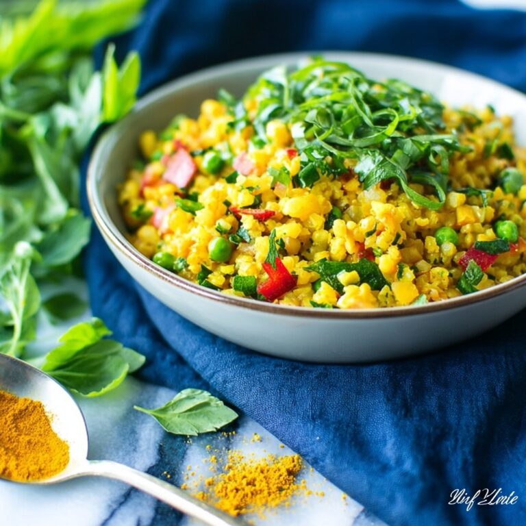 Curry Cauliflower Rice | Paleo, Vegan, Ketogenic Recipe