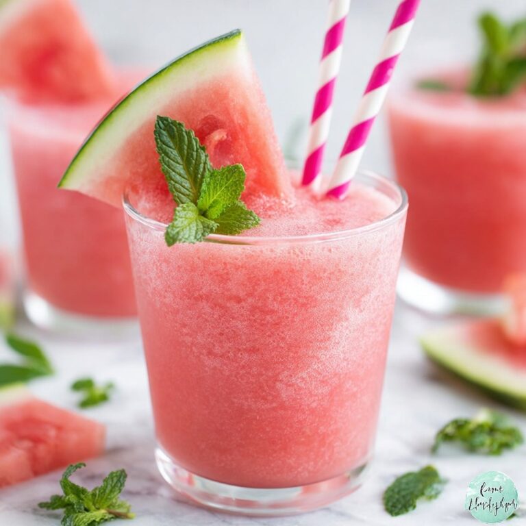 Watermelon Frosé (Frozen Rosé) Recipe