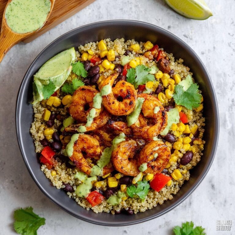 Chili Lime Shrimp Quinoa Bowls Recipe