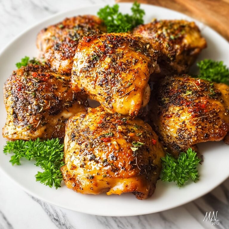 Oven Baked Chicken Thighs Recipe