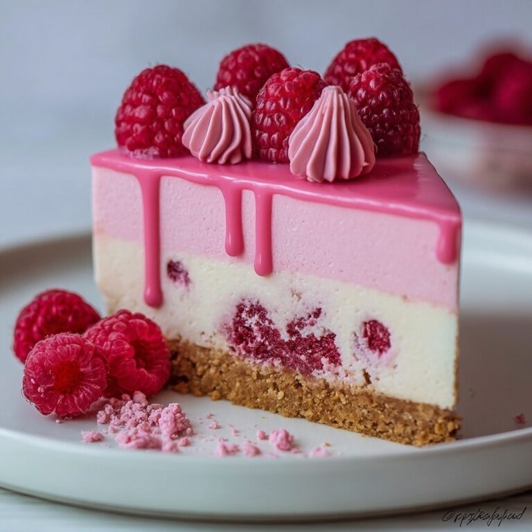 Pink Velvet Raspberry Cheesecake Recipe