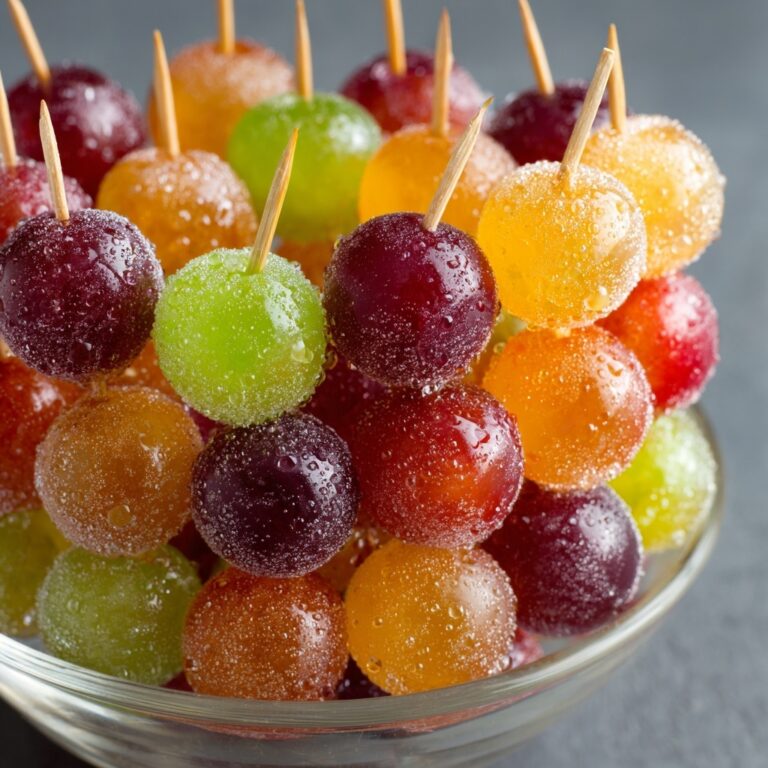 Frozen Candy Grapes with Jello Recipe