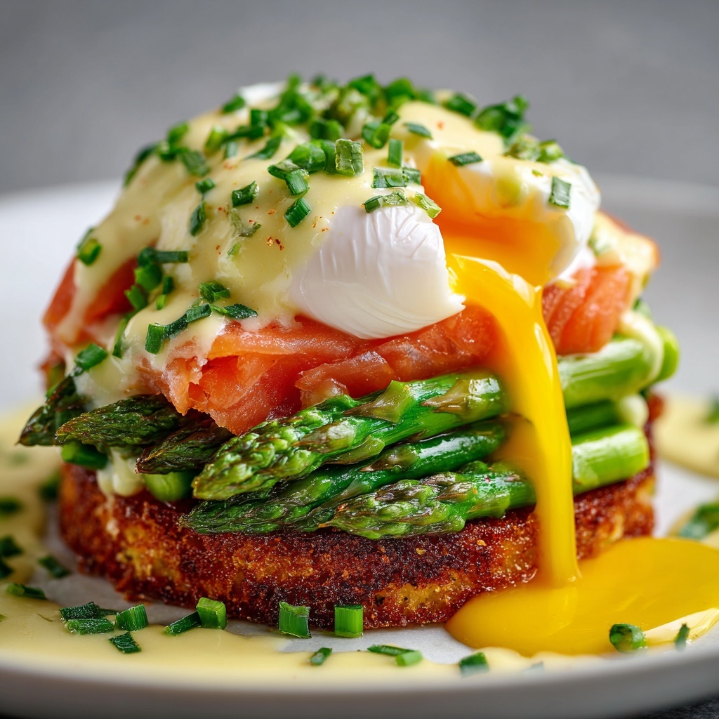 Salmon Cake Eggs Benedict Recipe - Recipe Image