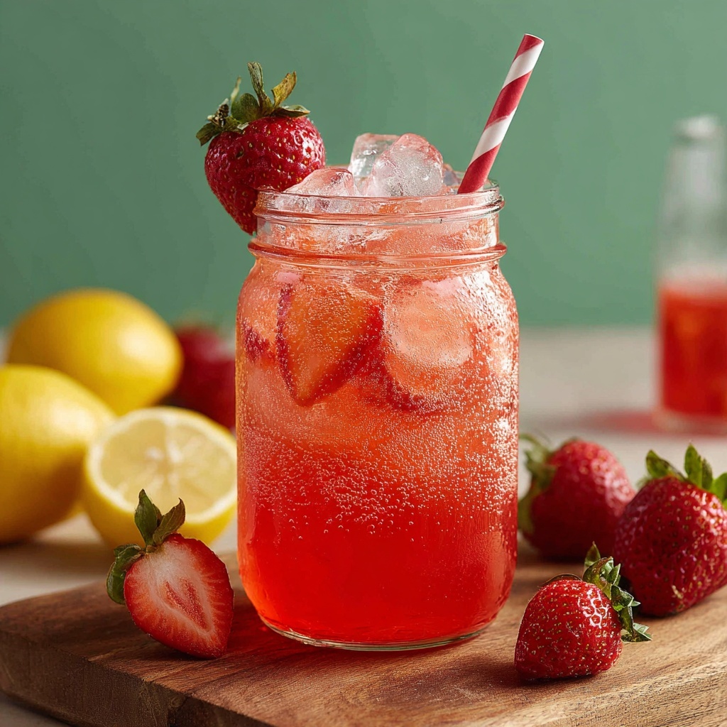 State Fair Strawberry Lemonade Recipe - Recipe Image