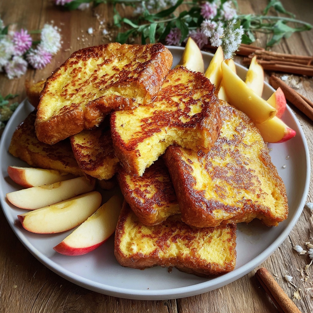 Cinnamon Apple French Toast Recipe - Recipe Image