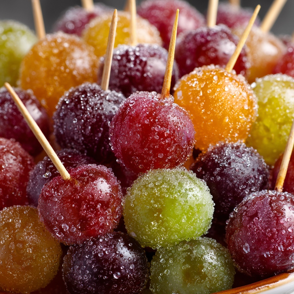 Frozen Candy Grapes with Jello Recipe - Recipe Image