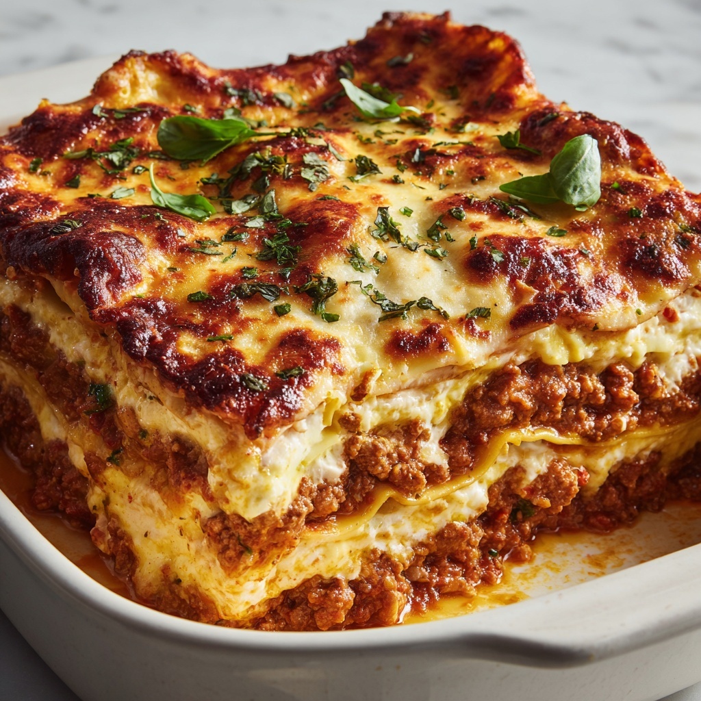 Nothing Beats a Good Lasagna After a Long Day of Work Recipe - Recipe Image