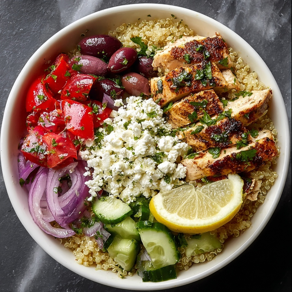 Mediterranean Chicken Bowl Recipe - Recipe Image