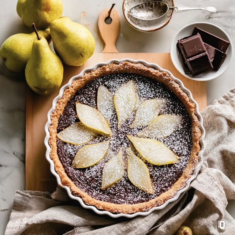 Indulgent Chocolate and Pear Clafoutis for Sweet Moments Recipe