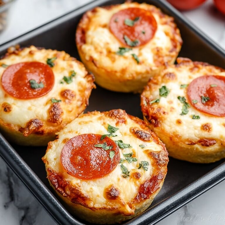 Irresistibly Cheesy Pizza Cups Recipe
