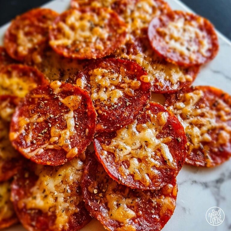 Pepperoni Cheese Crisps Recipe
