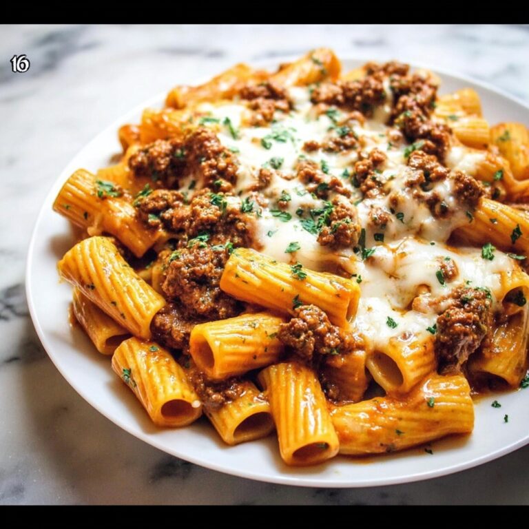 Creamy Velveeta Penne Pasta with Cajun Beef Alfredo Sauce Recipe