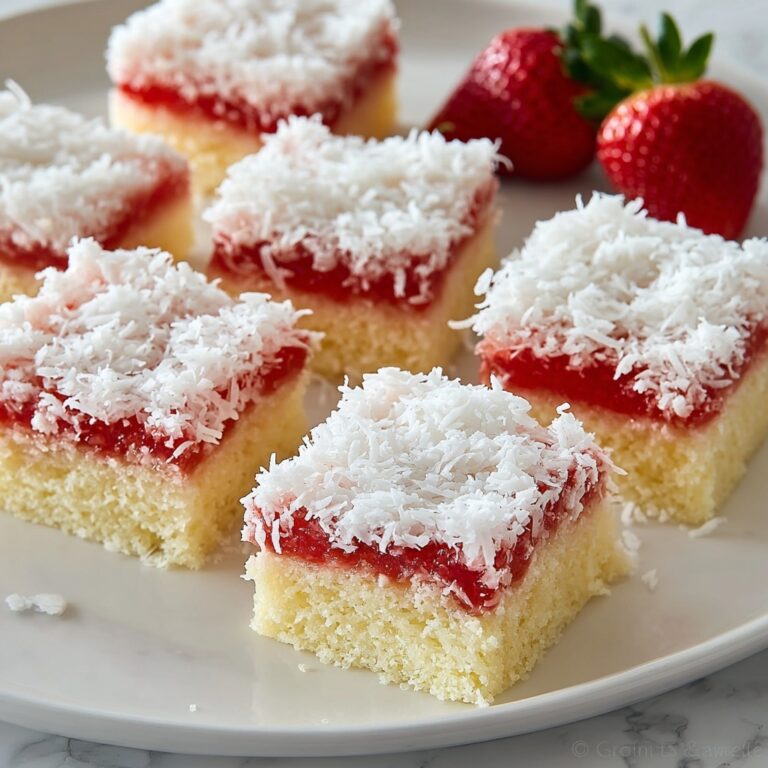 Strawberry-Lime-Coconut Lamingtons Recipe